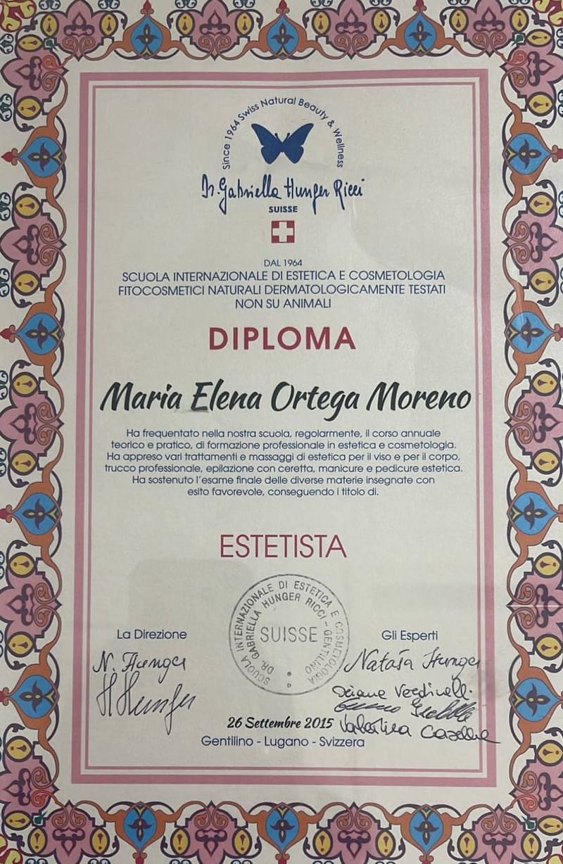Certificazione professionale Nina Nails